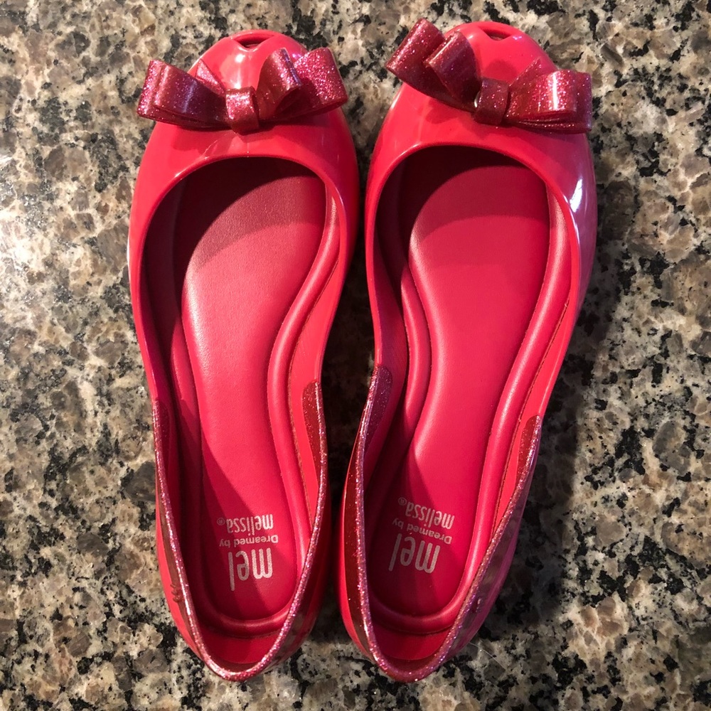 Mini Melissa pink shoes